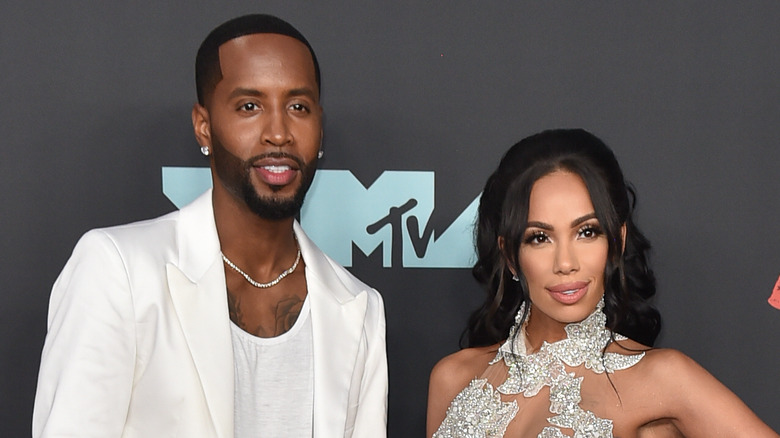 Safaree and Erica Mena at event