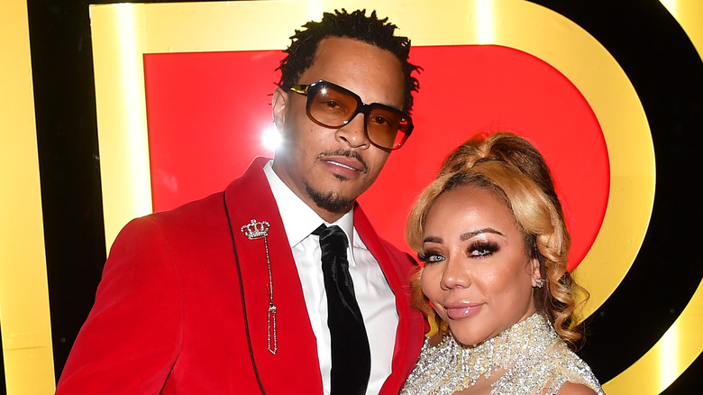 T.I. and his wife Tiny at event