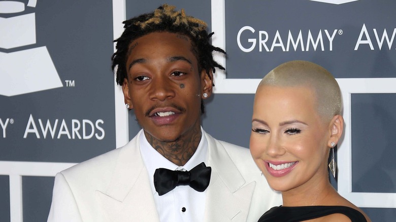 Wiz Khalifa and Amber Rose at event