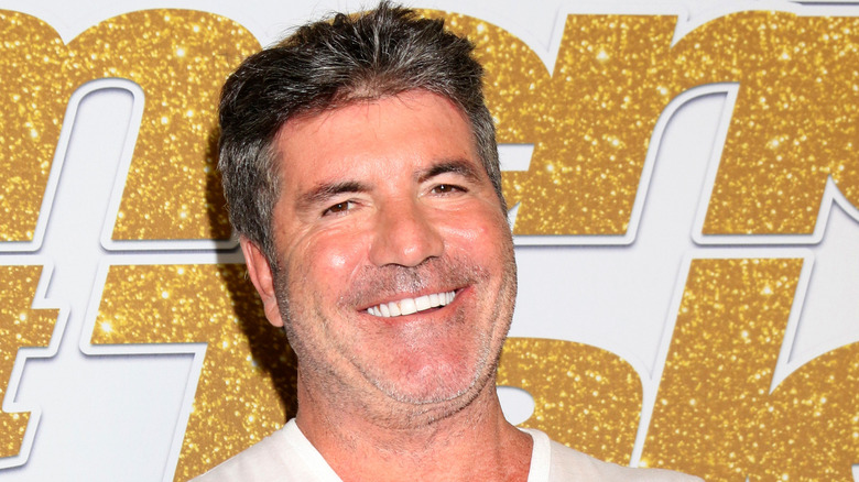 Simon Cowell smiling