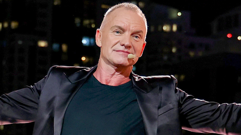 Sting performing