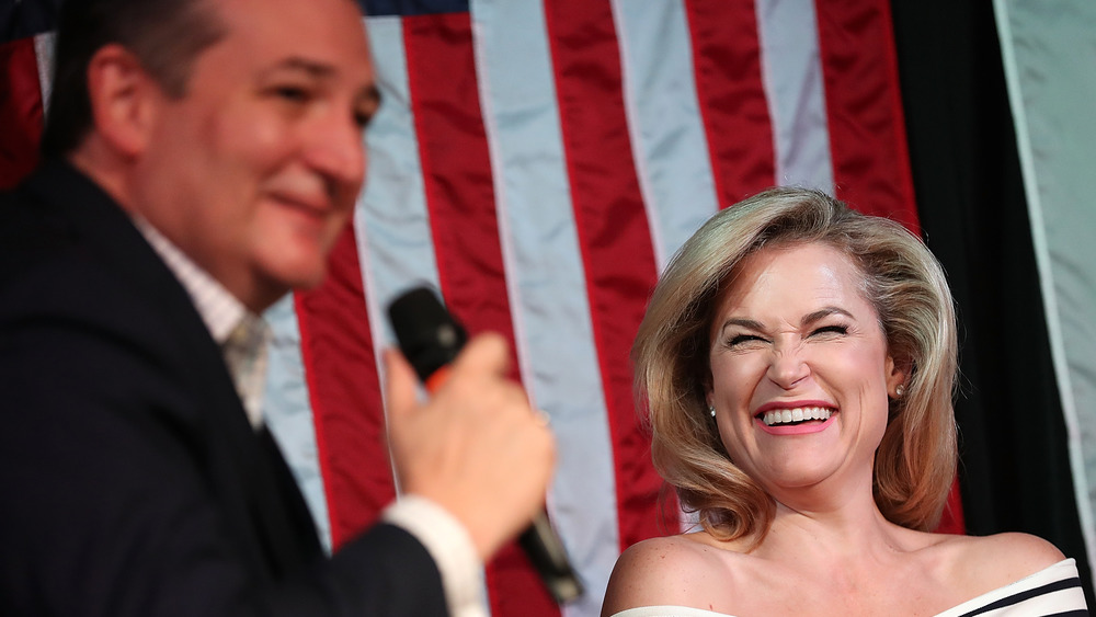 Ted and Heidi Cruz laugh