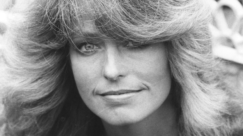 Farrah Fawcett smiling