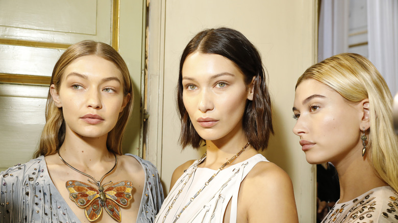 Gigi Hadid, Bella Hadid, Hailey Bieber