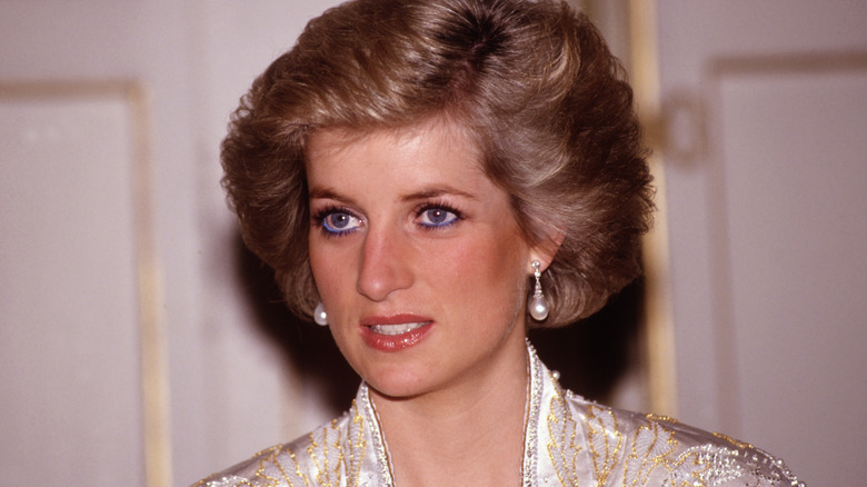 Princess Diana posing