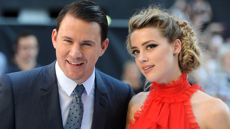 Channing Tatum, Amber Heard in London