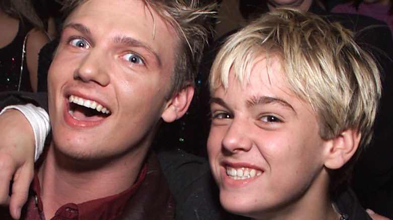 Nick and Aaron Carter at the Billboard music award