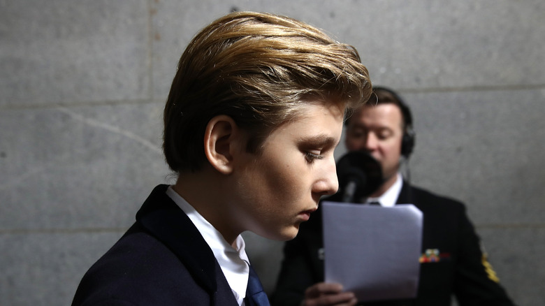 Barron Trump in photographs