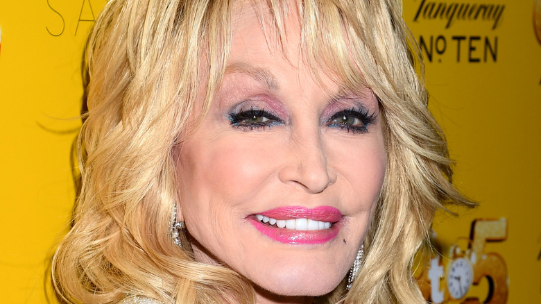 Dolly Parton smiling