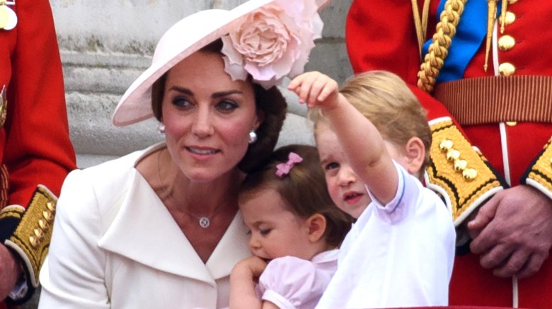 Kate Middleton with Prince George and Princess Charlotte
