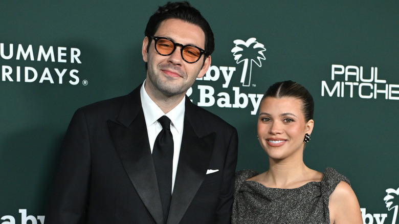 Ellott Grainge photographed with wife Sofia Richie