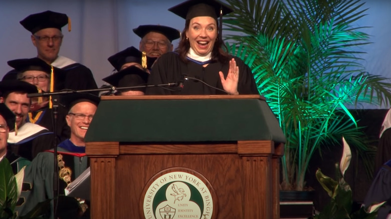Stephanie Courtney speaking