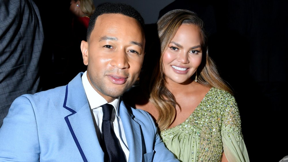 John Legend and Chrissy Teigen attend the 2019 Baby2Baby Gala presented by Paul Mitchell