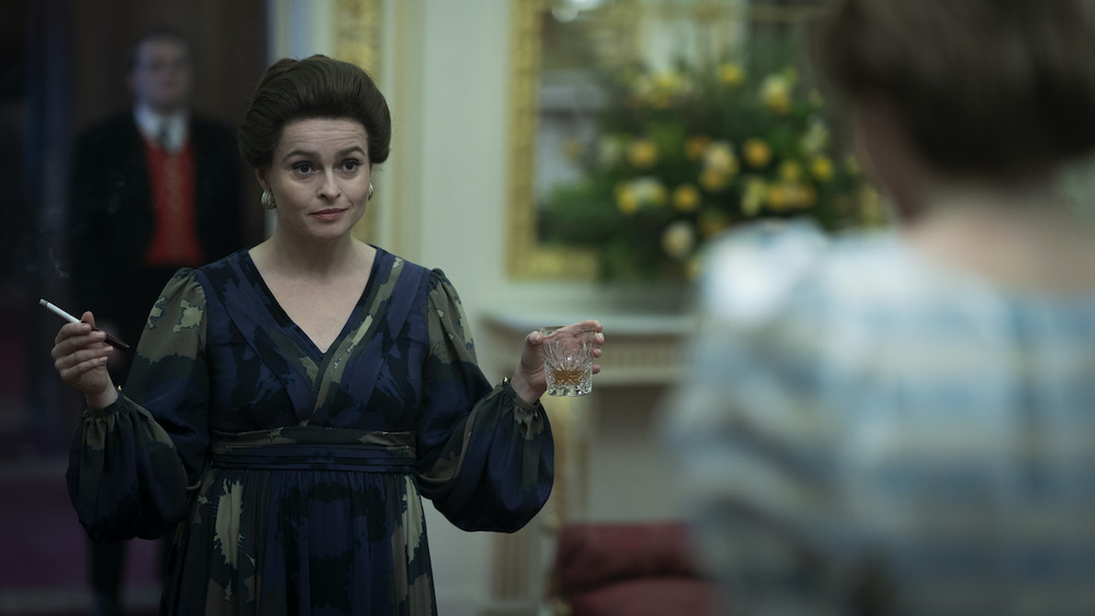Helena Bonham Carter as Princess Margaret in The Crown