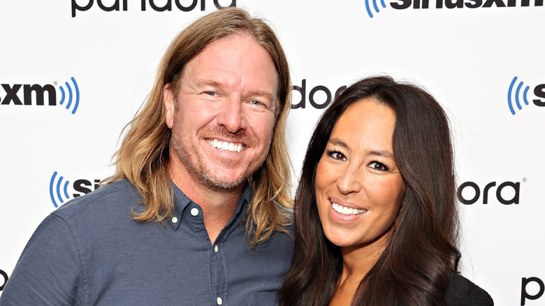 Chip and Joanna Gaines smile 