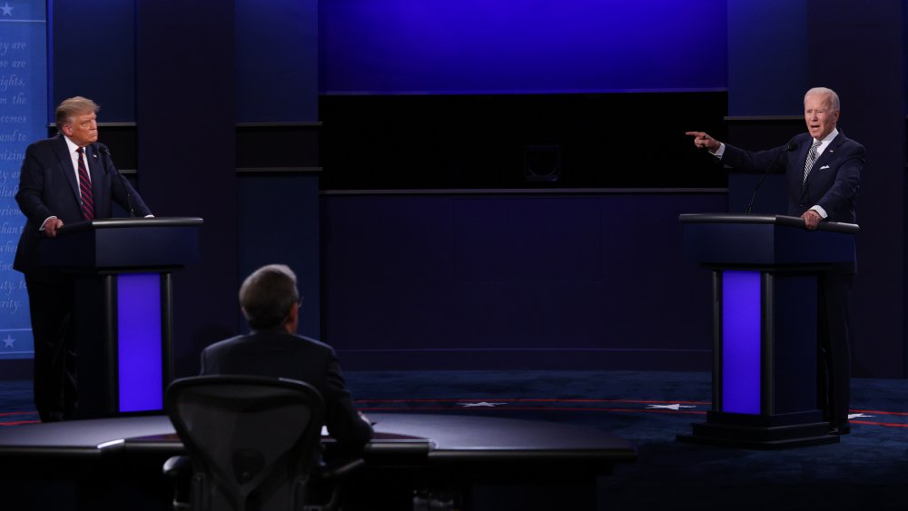 Donald Trump, Chris Wallace, and Joe Biden