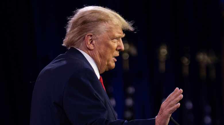 Donald Trump speaking