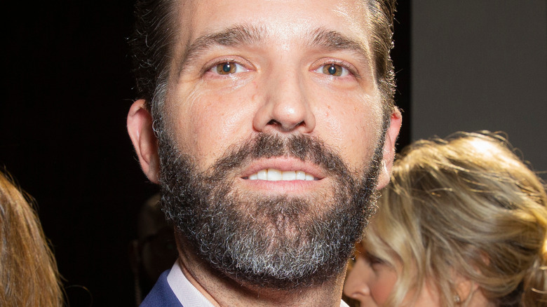 Donald Trump Jr. smiling with beard