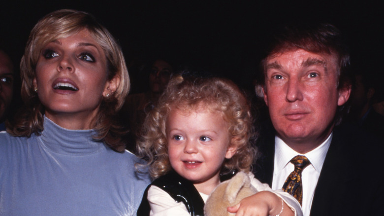 Tiffany Trump with parents Marla Maples and Donald Trump
