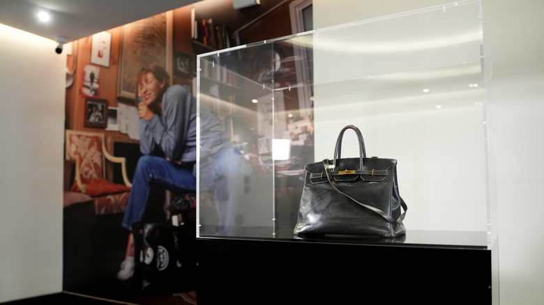 An original Jane Birkin on display