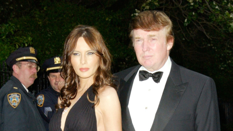 Melania Trump with Donald Trump