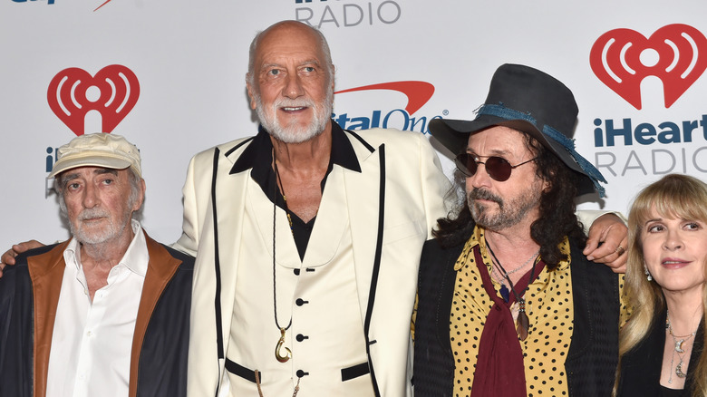 Mick Fleetwood and the current lineup of Fleetwood Mac