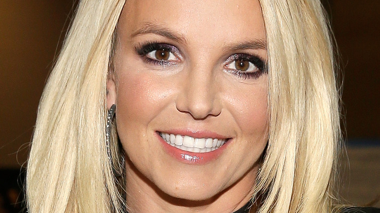 Britney Spears smiling