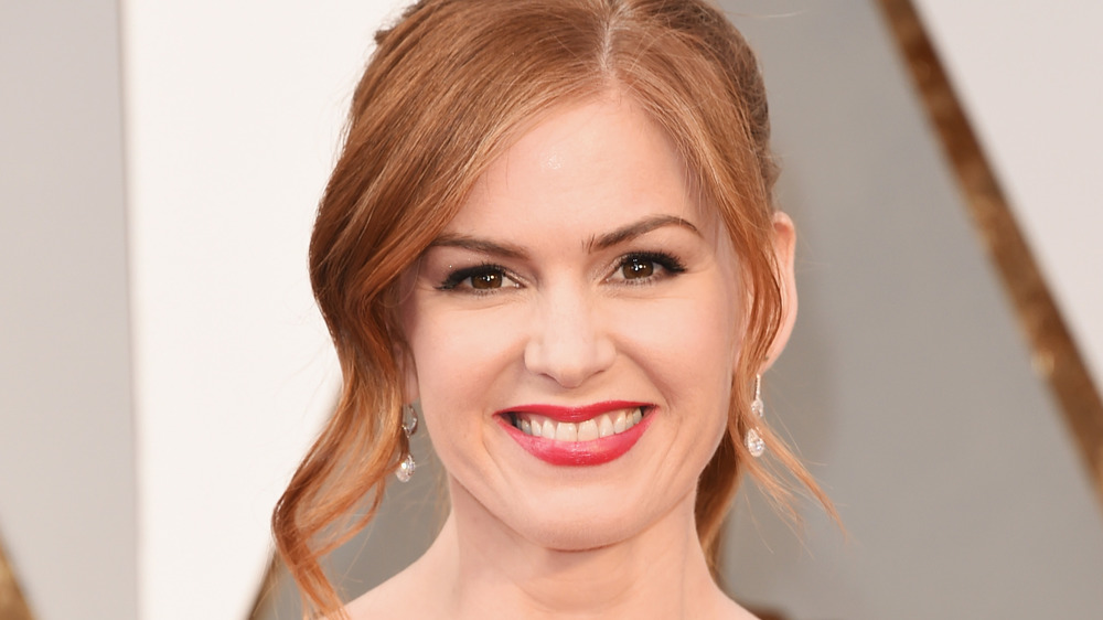 Isla Fisher smiling