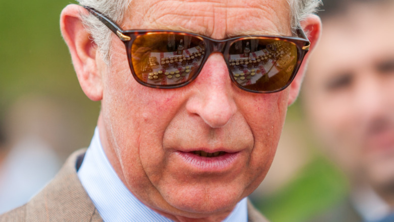 Prince Charles wearing sunglasses