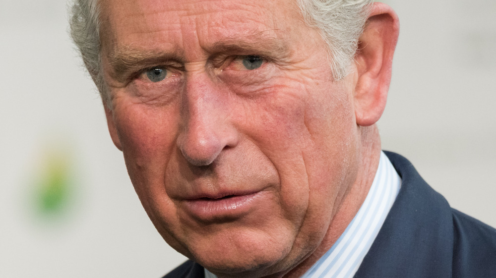 Prince Charles looking off into the distance