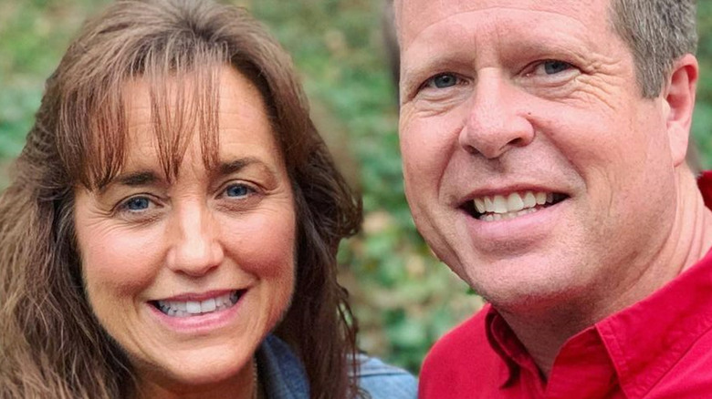 Michelle, Jim Bob Duggar smiling