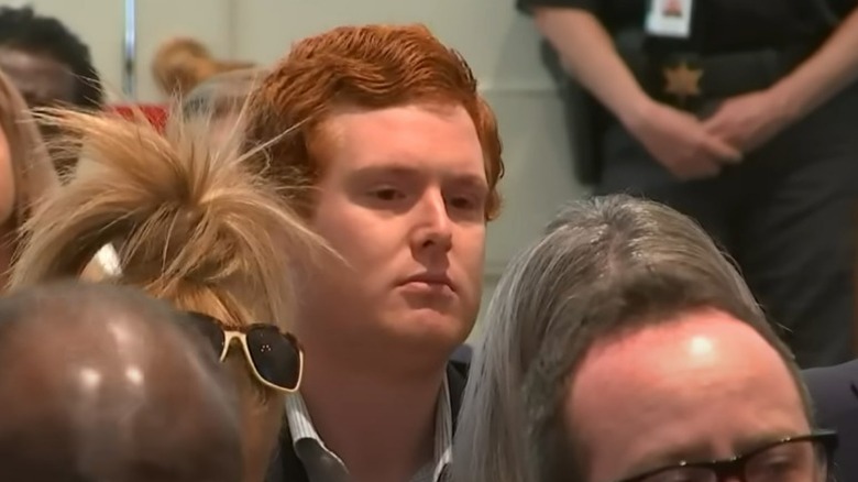 Buster Murdaugh seated in courtroom during his father's sentencing
