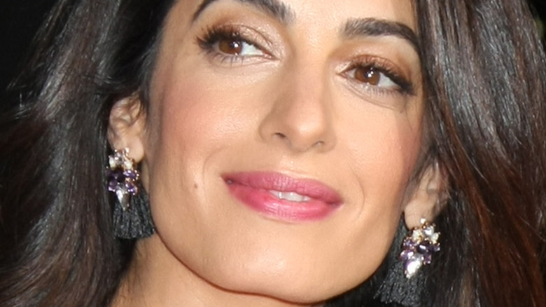 Amal Clooney smiling