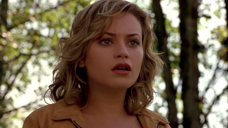 Monica Keena with a look of disbelief in Freddy vs. Jason