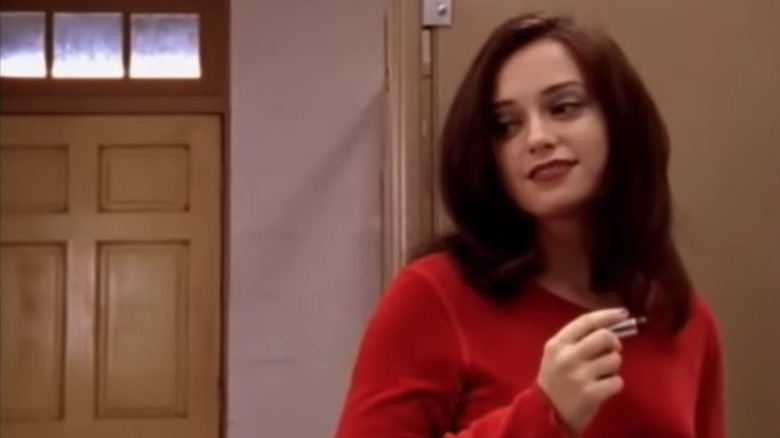 Monica Keena smiling as Abby Morgan in Dawson's Creek