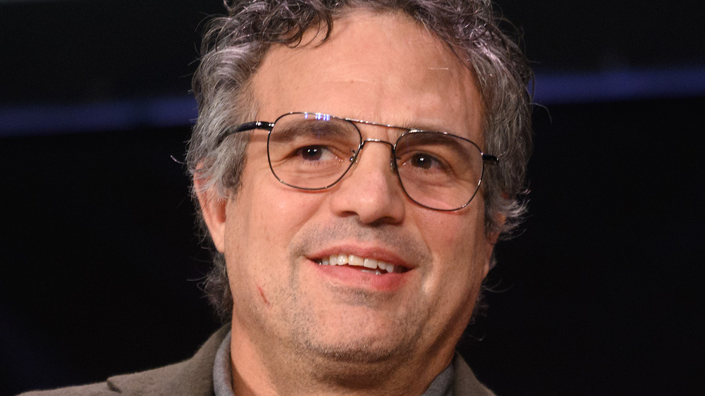 Mark Ruffalo speaking at an event