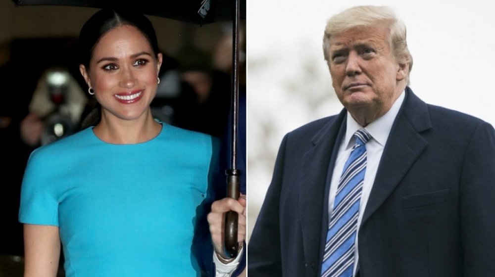 Meghan Markle and Donald Trump