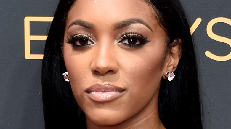 Porsha Williams smirking