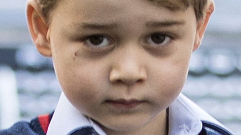 Prince George brown eyes