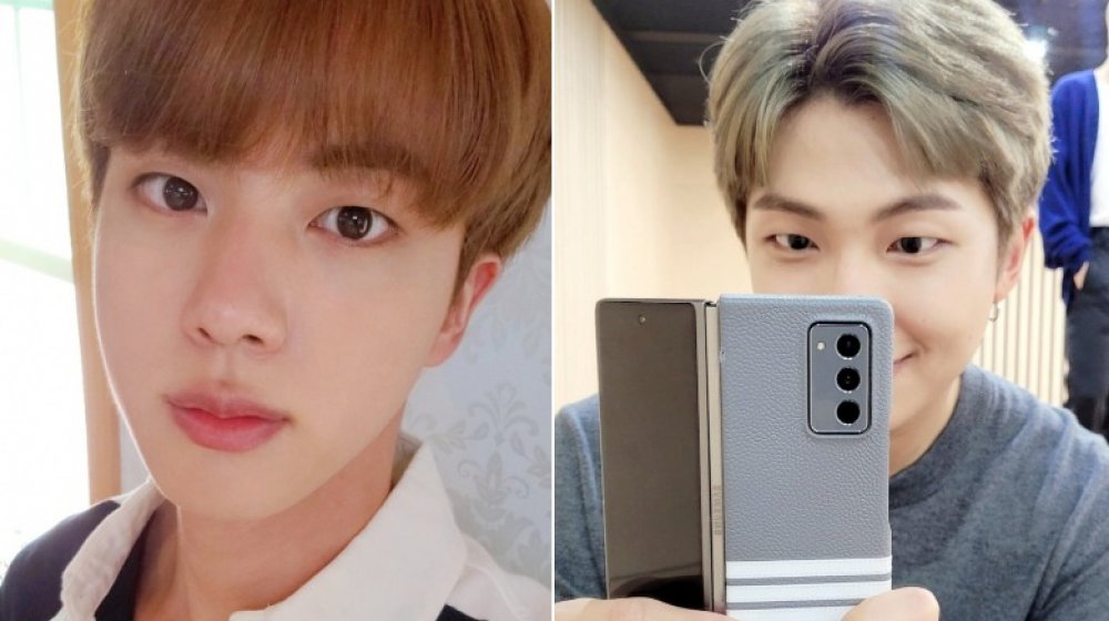 Jin and RM from bts