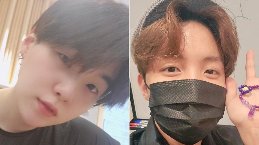 Suga and J-Hope from BTS