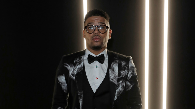 Kola Bokinni at pre-BAFTA party