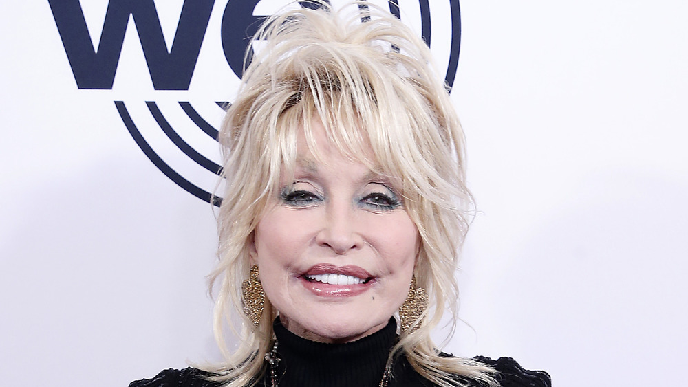 Dolly Parton on red carpet