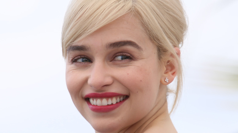 Emilia Clarke smiling