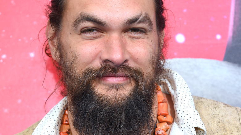 Jason Momoa smiling