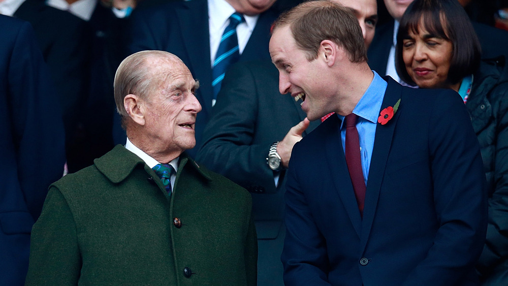 Prince Philip and Prince William