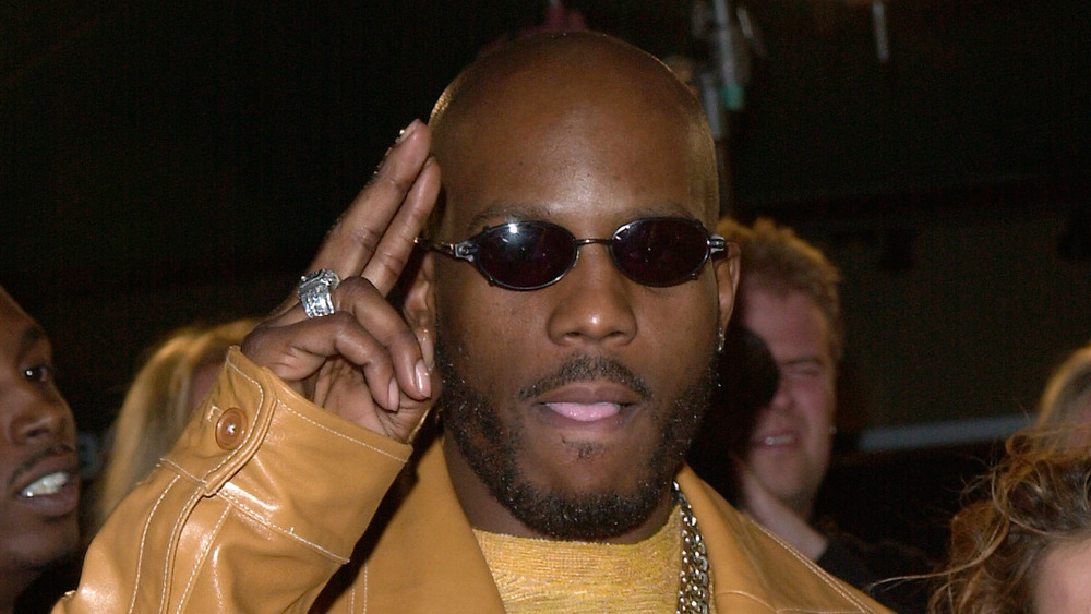 DMX on the red carpet