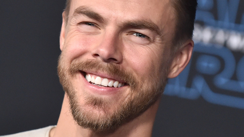 Derek Hough smiling