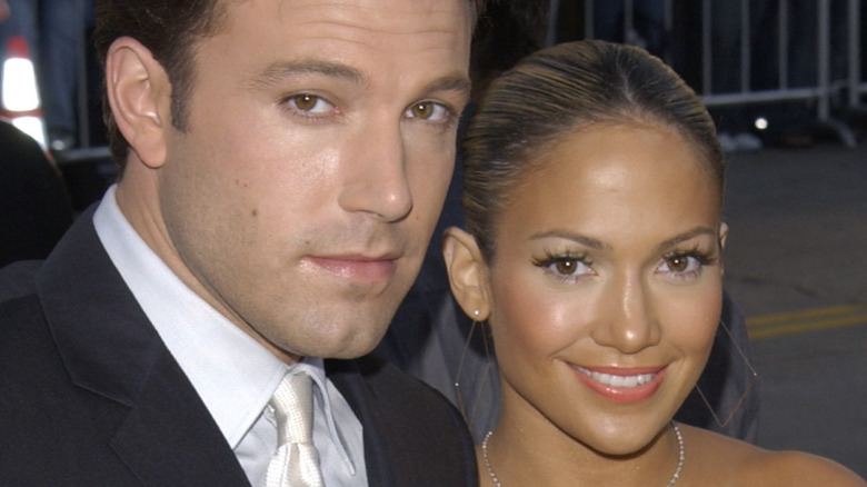 Ben Affleck and Jennifer Lopez in the early 2000s