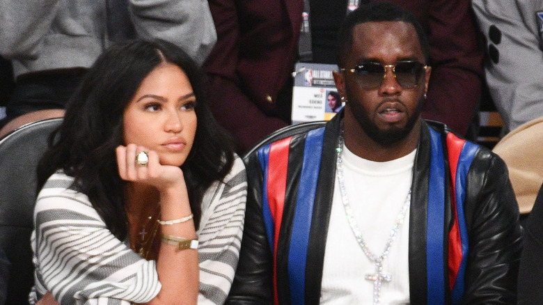Cassie and Diddy looking bored
